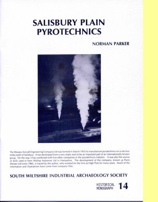 Salisbury Plain Pyrotechnics front cover