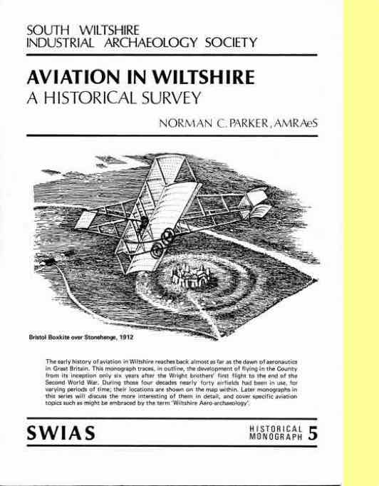 Aviation in Wiltshire front cover